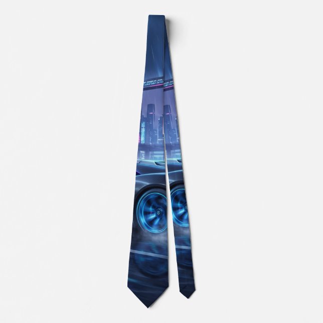Corbata abstracta para automóvil deportivo (Anverso)