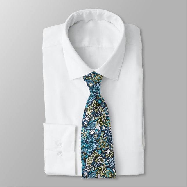 Corbata abstracta para hombre (Atado)