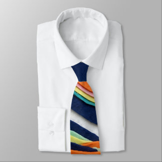 Corbata Abstracta Pop Retro Canyon Limón Menta