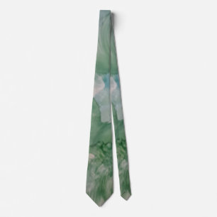 Corbata abstracta - Remolino verde suave