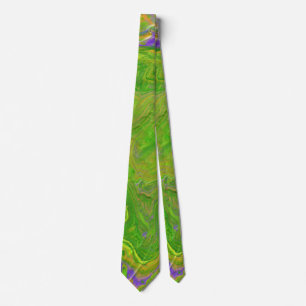Corbata abstracta verde brillante Babs 2