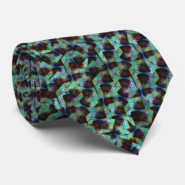 Corbata Abstracto de los cerdos de Guinea, Necktie (Enrollado)