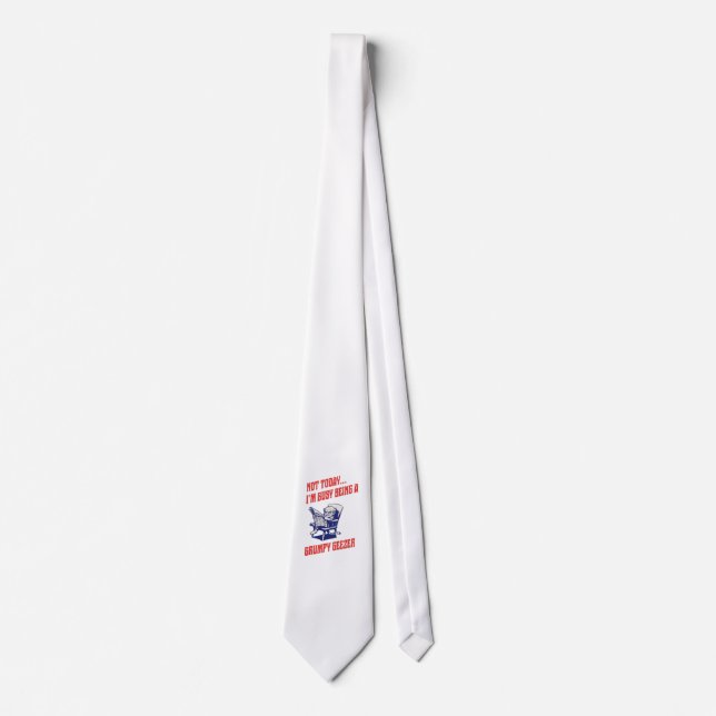 Corbata Abuelo Gruñón Ocupado (Anverso)
