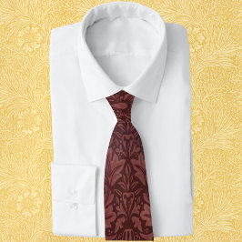 Corbata Acanthus de William Morris, textil floral vintage