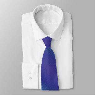 Corbata Aceptación   Patrón Shibori Violeta Azul Índigo