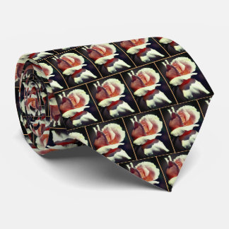 Corbata Acercar la flor de Rosebud
