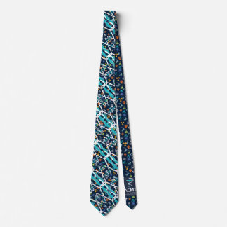 Corbata ACMT Abstract Tox Pattern Color de la Cuerda