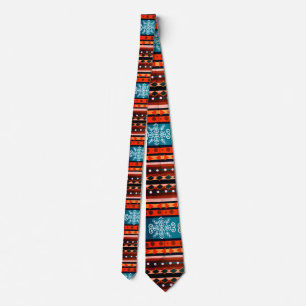 Corbata Acogedor patrón invernal