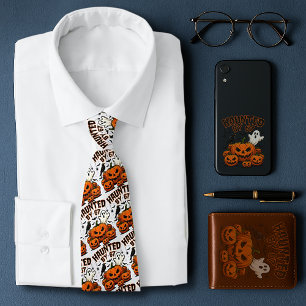 Corbata Acosado por 67 Famosos Fantasma Y Calabaza Hallowe