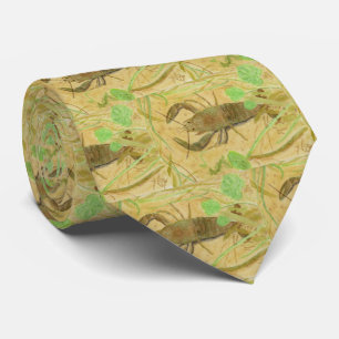 Corbata Acuarela de cigalas