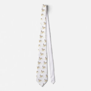 Corbata acuarela de la liebre en ejecución