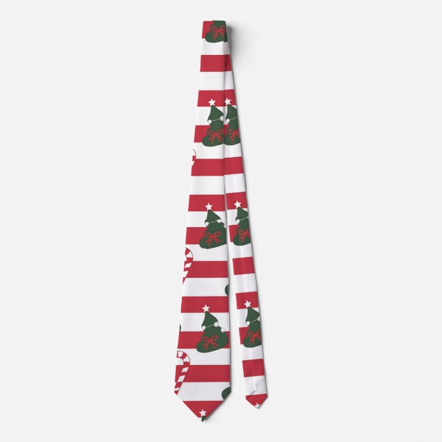 Corbata AD 003 - patrón digital de Navidad (Anverso)
