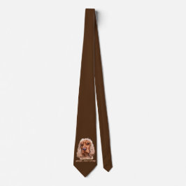 Corbata ADOPTAR, NO COMPRAR (Cocker Español inglés)