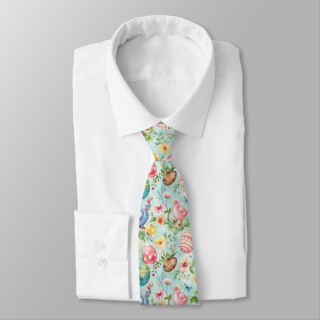 Corbata Adorable Patrón de Pascua (Atado)