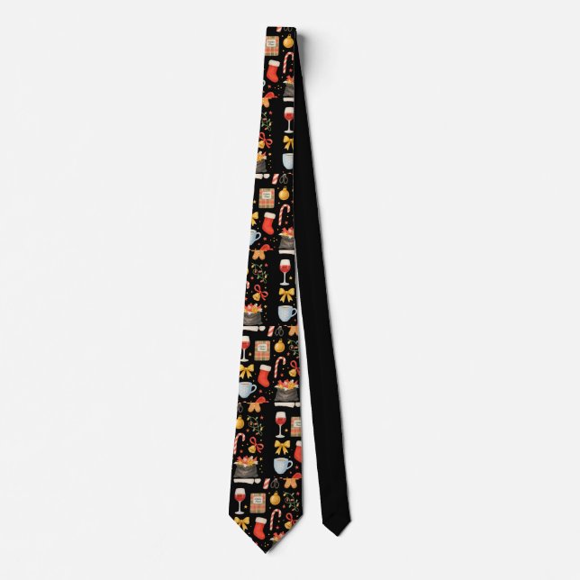 Corbata Adorno de Navidad y cosas  (Anverso)