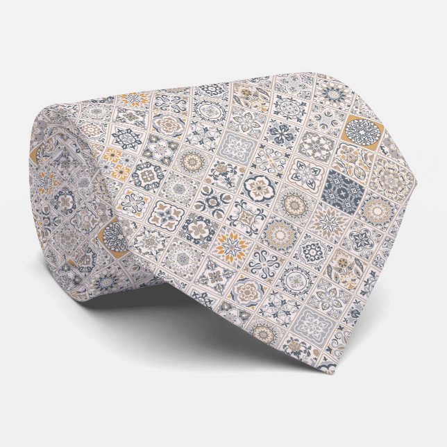 Corbata Adorno tradicional portugués y español Boho  (Enrollado)