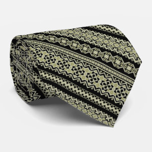 Corbata Adorno ucraniano de oliva negra lindo fondo
