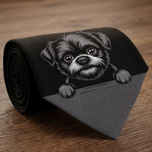Affenpinscher Funny Peeking Puppy Dog Lover