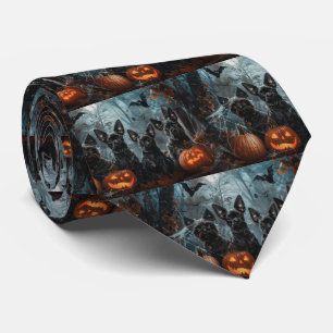 Corbata Affenpinscher Halloween Noche Doggy Delight