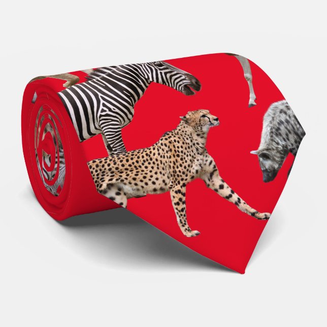 Corbata African Animals (Enrollado)