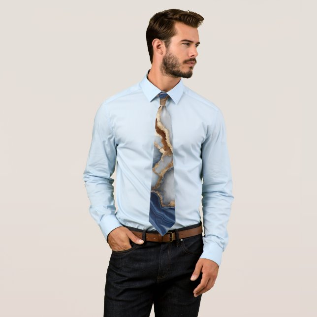 Corbata Agate Marble Nece Tie (In situ)