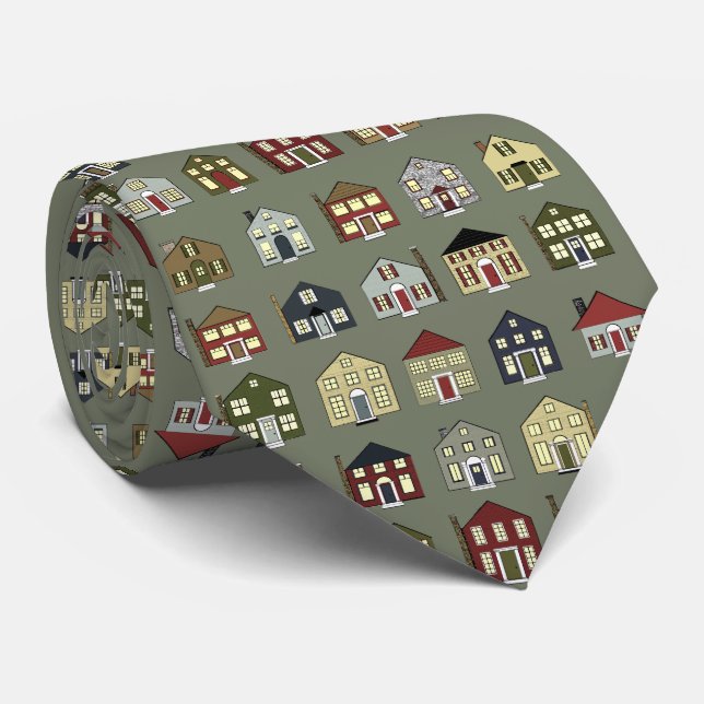 Corbata Agente de bienes raíces (Enrollado)