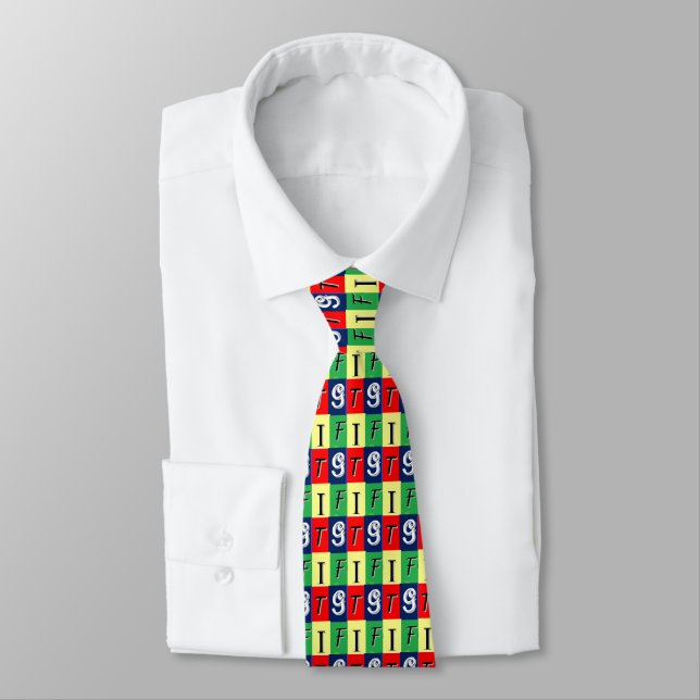 Corbata "Agradezca a dios que es viernes " (Atado)