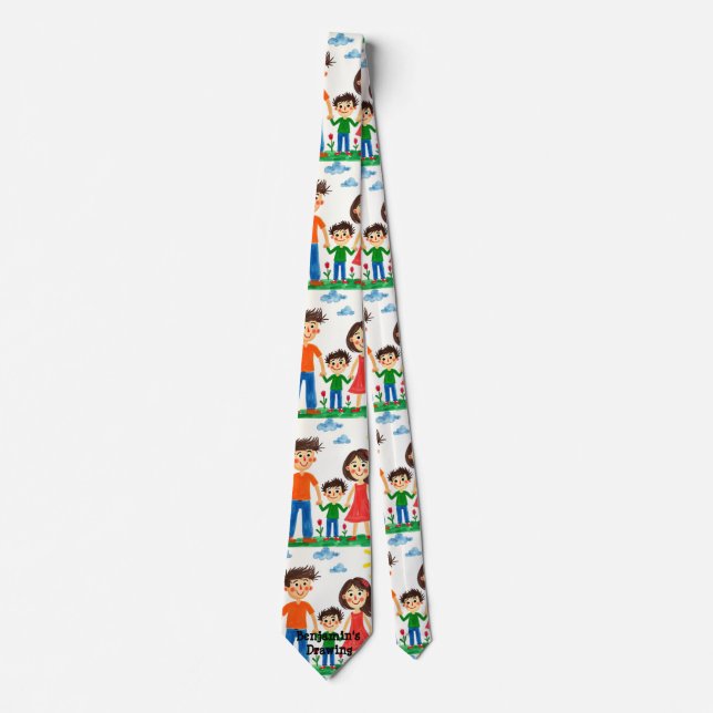 Corbata Agrega el arte de tus hijos a esto  (Anverso)