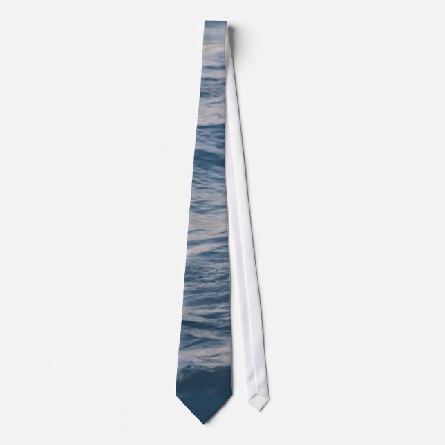 Corbata Agua de mar primer plano (Anverso)