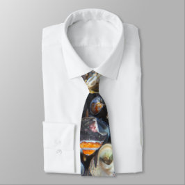 Corbata Aguas marinas