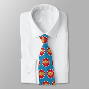 Corbata Águila americana (azul) -