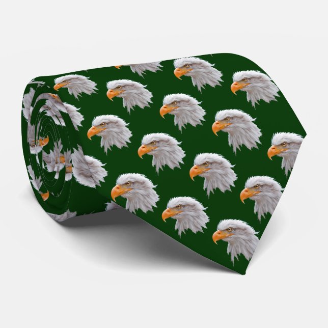 Corbata Águila Frenzy Tie (verde oscuro) (Enrollado)