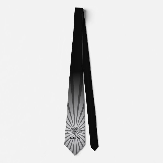 Corbata Águila gris con dos brazos (Anverso)