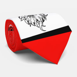 Corbata Águilas Deportivas Red White Necktie