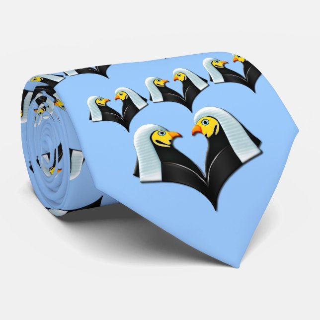 Corbata Águilas legales sobre el cielo azul (Enrollado)