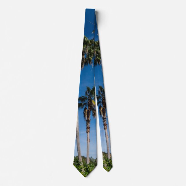 Corbata Agujero del cuello de las palmas curvadas (Anverso)