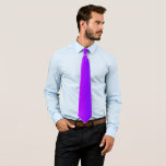 Corbata Agujero morado de cuello de neón<br><div class="desc">Diseño MIGNED de ligas de neón morado</div>