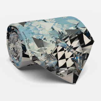 Corbata Ajedrez surrealista