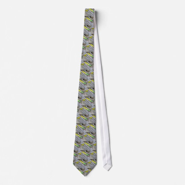 Corbata AJS Popper "Green Green Greenie" Saltwater Pshing  (Anverso)