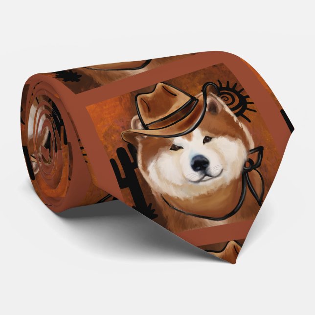 CORBATA AKITA (Enrollado)