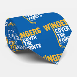 Corbata Alas De Hockey Cubren Los Puntos