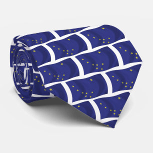 Corbata Alaska Flag Tie