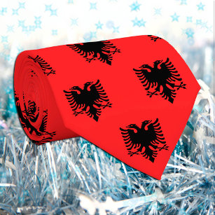 Corbata Albania Lazos, moda Bandera Albanesa