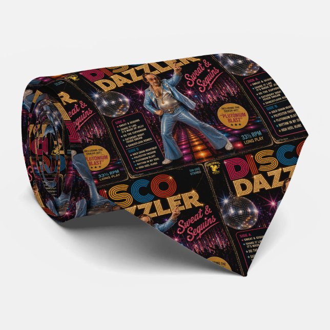 Corbata Álbum Disco Dazzler (Enrollado)