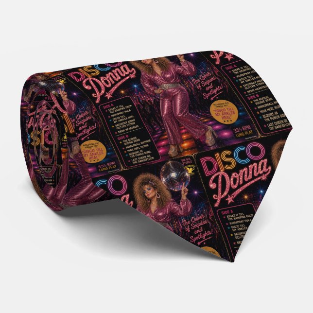 Corbata Álbum Disco Donna (Enrollado)