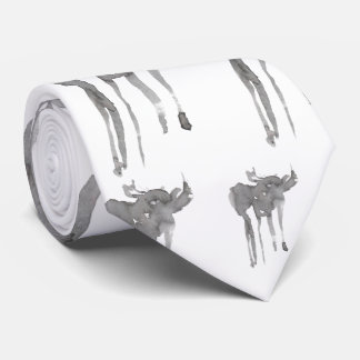Corbata Alces de la tinta