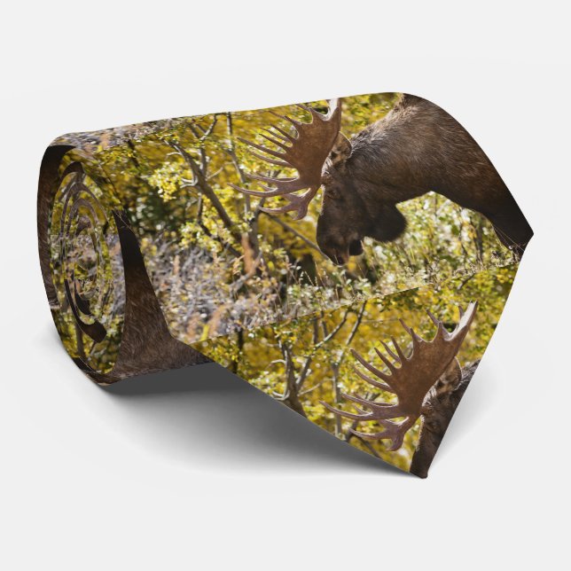 Corbata Alces nobles de Bull (Enrollado)