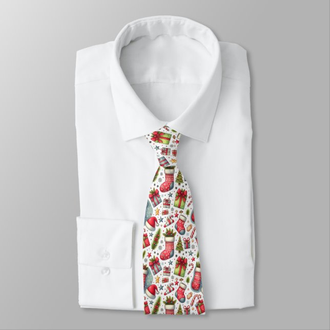Corbata Alegría de la Navidad (Atado)