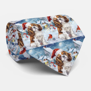 Corbata Alegría de los Navidades Cavalier King Winter Wond