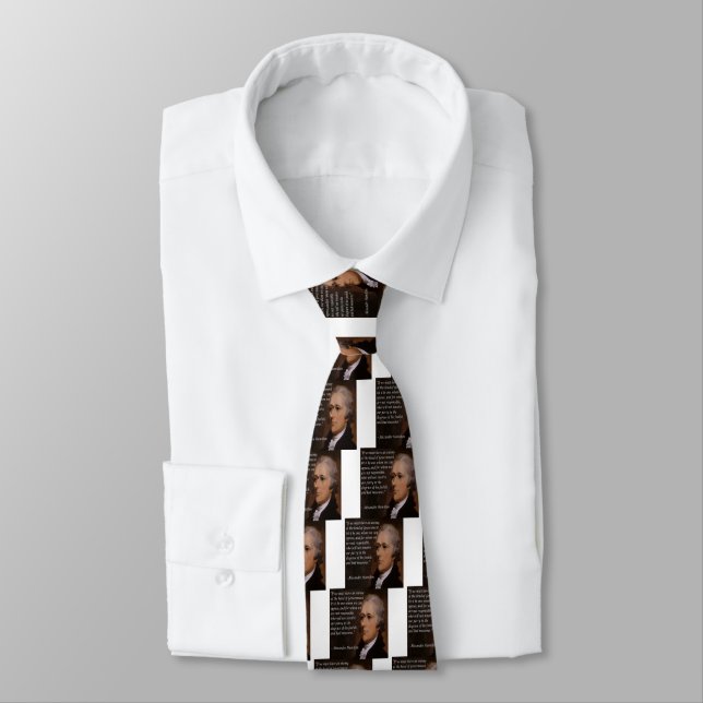 Corbata Alexander Hamilton "Líder Enemigo" Regalo (Atado)